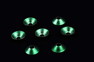 Bild på Ufo Disc 6mm (fler färger) Metallic Green (8-pack)