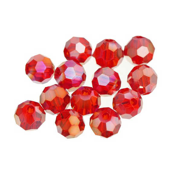 Bild på Darts Glass Beads Red 8mm (7-pack)