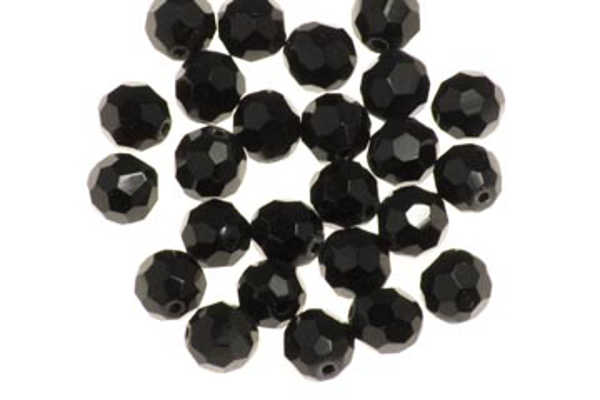 Bild på Darts Glass Beads Black 6mm (9-pack)