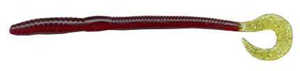 Bild på Sickle Tail Worms 15cm Raspberry CT Glitter