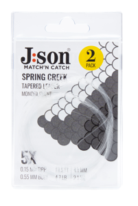 Bild på Json Spring Creek Leader 13,5ft (2-pack) 0,13mm | 6X