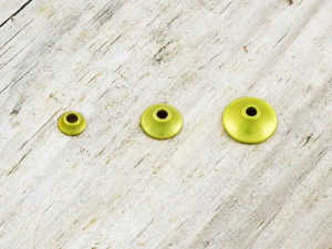 Bild på FITS Tungsten Turbo Cones (10-pack) Yellow Metallic - XS