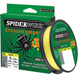 Bild på Spiderwire Stealth Smooth 12 Hi-Vis Yellow 150m 0,05mm / 5,4kg