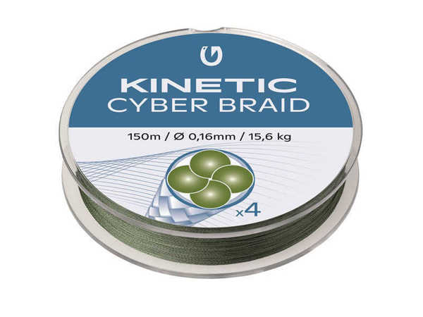 Bild på Kinetic Cyber Braid X4 Dusty Green 150m
