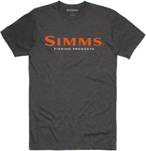 Bild på Simms Logo T-Shirt Charcoal Heather