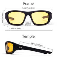 Bild på Bassdash V01 Polarized Sunglasses Matte Black/Yellow