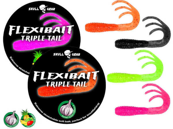 Bild på Skull Gear Flexibait Triple Tail