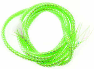 Bild på Mylar Slang (Scale Tinsel) Fluo Green (Small)