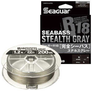 Bild på Seaguar R18 Seabass X8 Stealth Grey 150m 0,128mm / 5,0kg