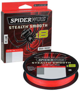 Bild på Spiderwire Stealth Smooth 8 Red 150m 0,09mm / 7,5kg