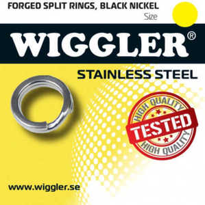 Bild på Wiggler Forged Stainless Split Rings (4-19 pack) 8mm (15 pack)