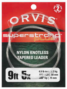 Bild på Orvis SuperStrong Plus Tapered Leader 9 fot (2 pack) 1X (0,28mm)