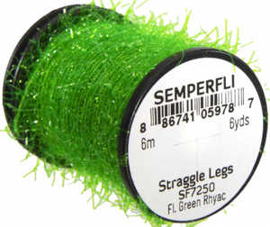 Bild på Semperfli Straggle Legs Fluo Green Rhyac