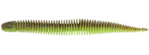 Bild på Geecrack Bellows Stick Worm 7cm (8 pack) Green Pumpkin Chartreuse