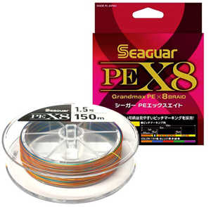 Bild på Seaguar Grandmax PE X8 Multicolor 150m 0,165mm / 9,1kg