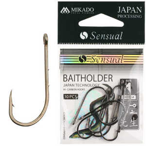 Bild på Mikado Sensual Baitholder Brass (10 pack) #3/0