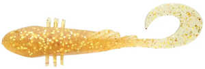 Bild på Bait Breath BeTanCo Curly Tail 5cm (8 pack) Clear Gold