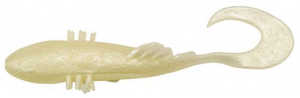 Bild på Bait Breath BeTanCo Curly Tail 5cm (8 pack) Glow Pearl