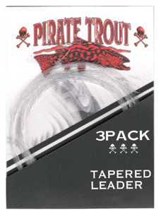 Bild på Pirate Trout Tapered Leader Trout 9ft (3 pack) 0X / 0,280mm