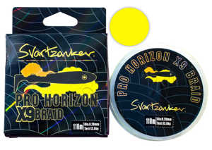 Bild på Svartzonker Pro Horizon X9 Braid Yellow 110m 0,12mm / 9,7kg