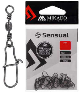 Bild på Mikado Sensual Barrel Swivel Fastlock Snap (5-10 pack) #8 / 16kg (10 pack)