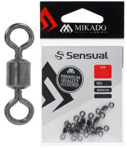 Bild på Mikado Sensual Roller Swivel Black Nickel (5-10 pack) #20 / 11kg (10 pack)