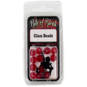 Bild på Bite of Bleak Glass Bead Red 8mm (12 pack)