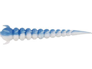 Bild på Westin Greedy Worm 5,5cm (10 pack) Baby Blue/White (Garlic/Cheese)