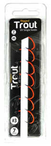 Bild på Westin Rigged Trout UV Orange Single Hooks (7 pack) #4